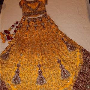 Bollywood/Indian Bridal Lehenga with train